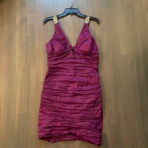 Aidan Maddox - purple dress - size 12